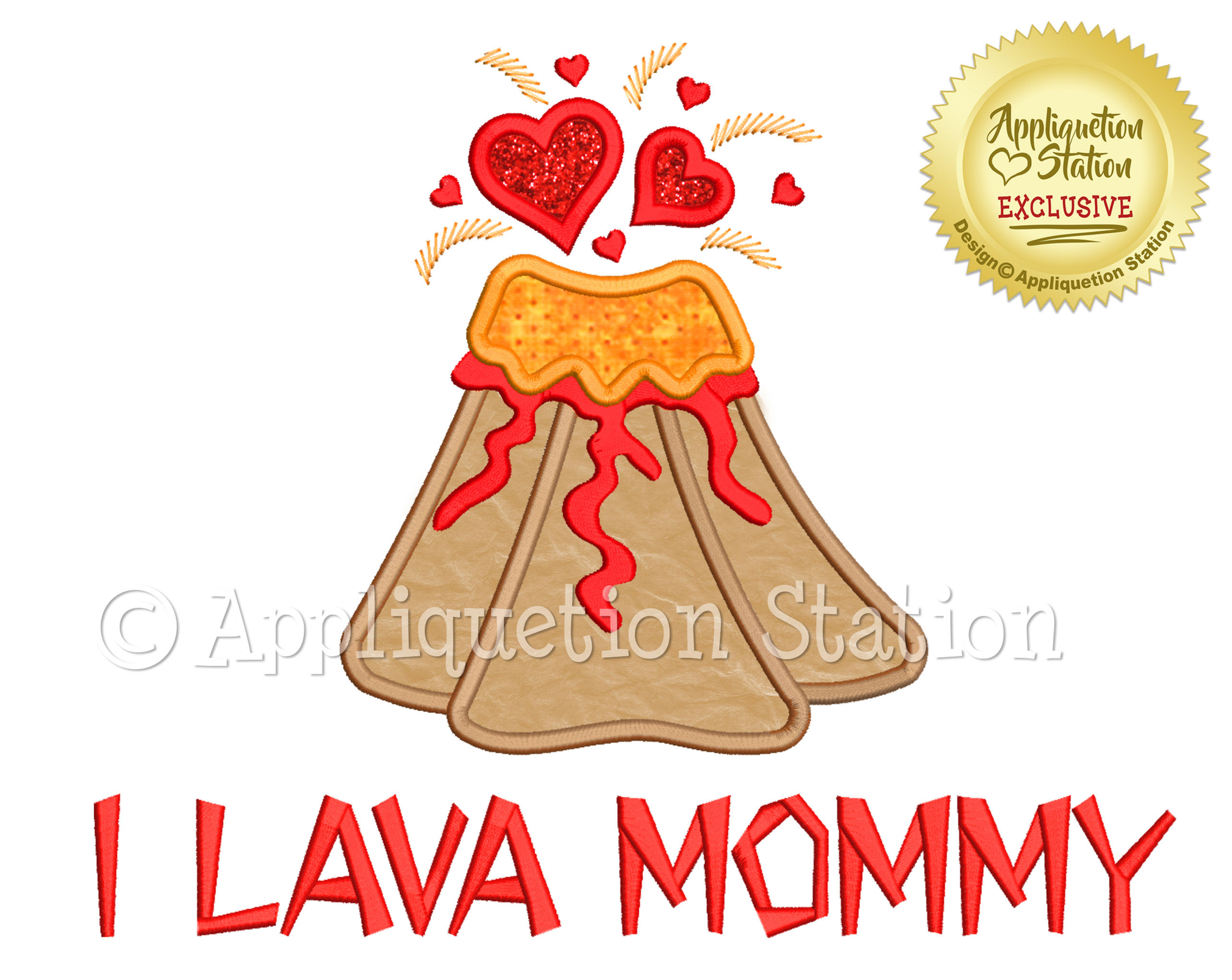 Volcano Erupting Hearts I Lava Mommy