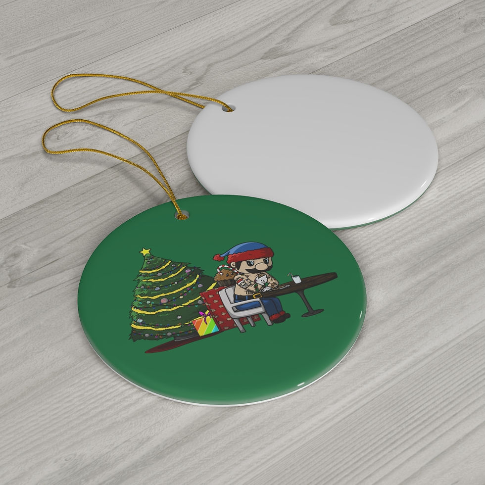 Thumbnail: |Mario & Muffin Ornament|