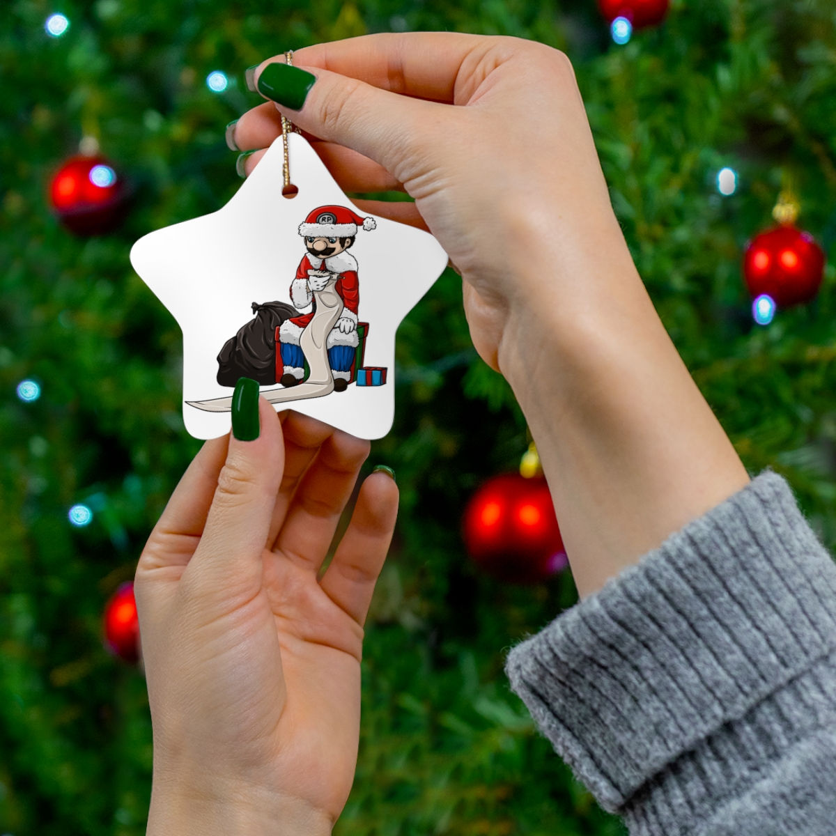 |Mario Ornament|