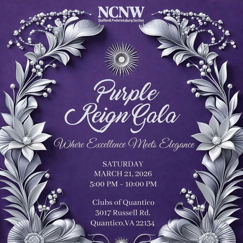 National Council of Negro Women Purple Reign Gala