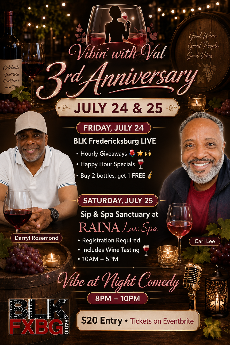 Vibin with Val's 3rd Year Anniversarv Celebration 