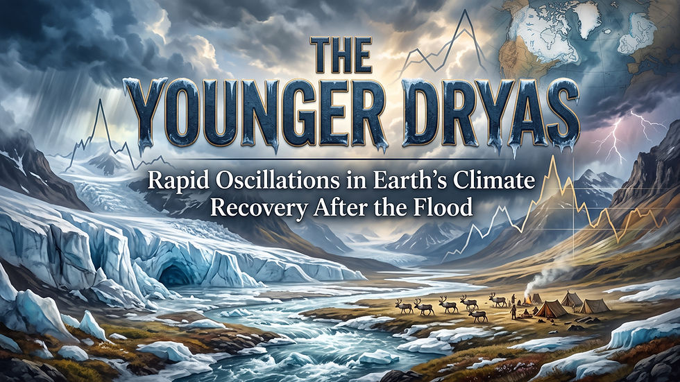 The Younger Dryas: Rapid Oscillations in Earth’s Climate Recovery After the Flood