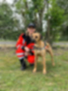 Sabine Harenkamp mit Maverick