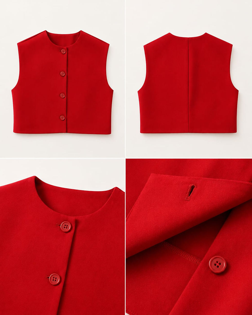 Thumbnail: Charlotte Tailored Button Vest