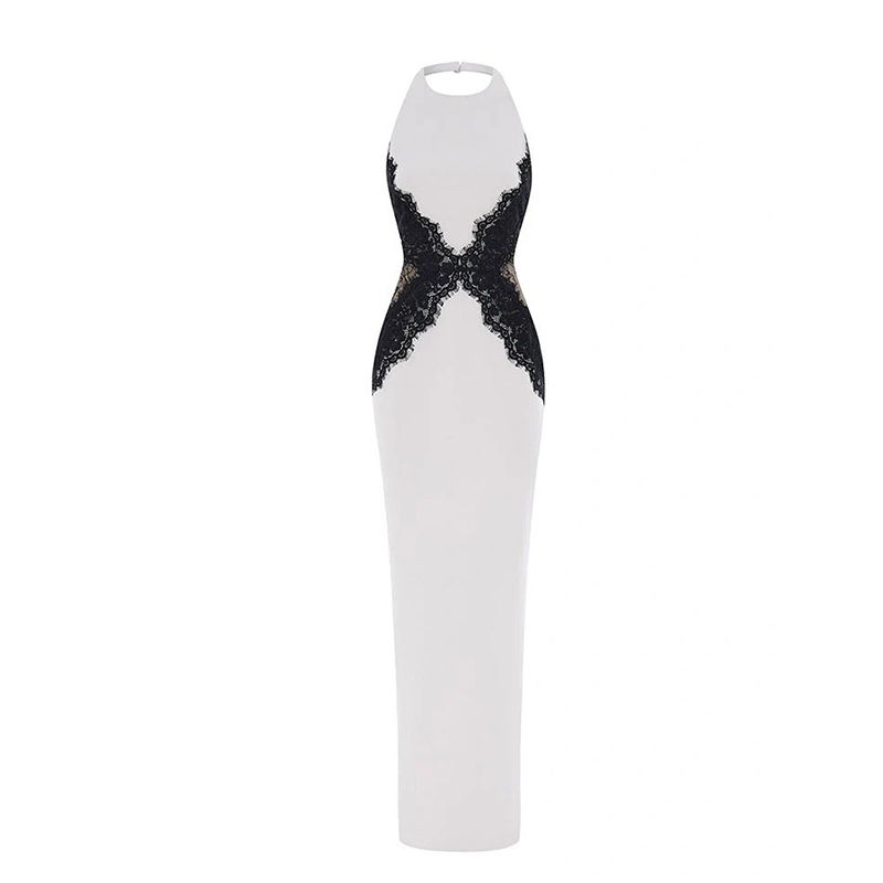 Thumbnail: Evelyn Lace Backless Dress