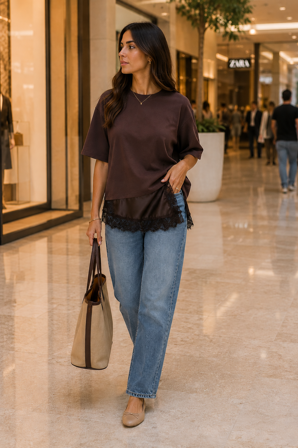 Lara Lace Tee