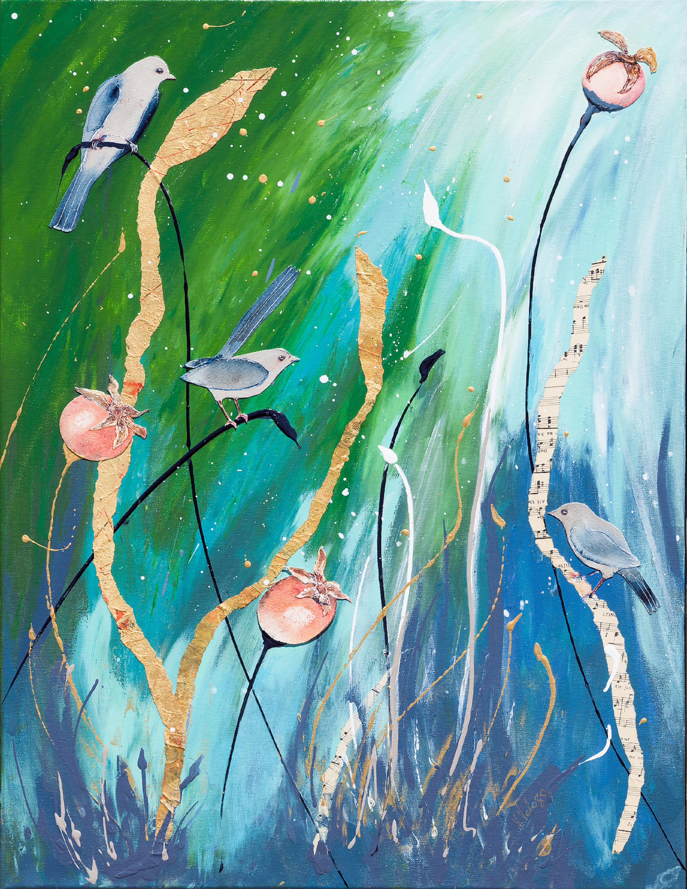 Wild Grace 50 x 70 victoria velozo oil