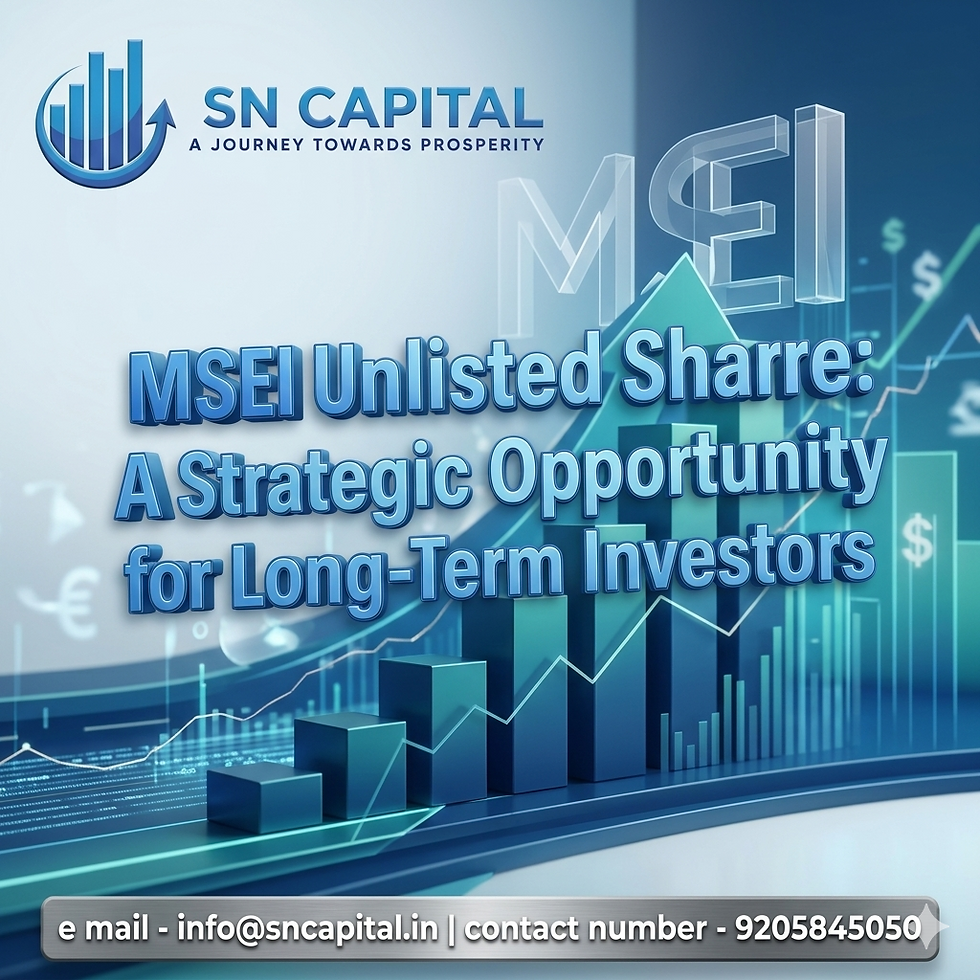 MSEI Unlisted Share: A Strategic Opportunity for Long-Term Investors
