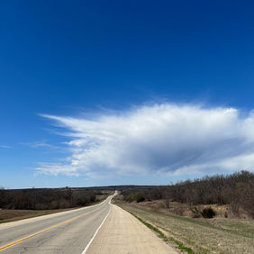 Original landscape photograph capturing open road, sky, and depth, photography by JMac Art Studio