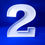 Thumbnail: Fillable number 2 3D printed