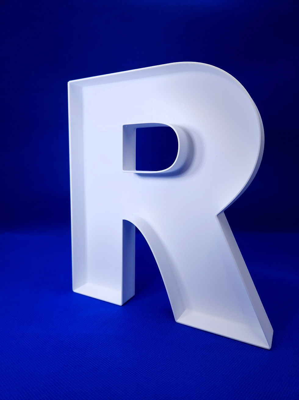 Thumbnail: 3D printed fillable letter R
