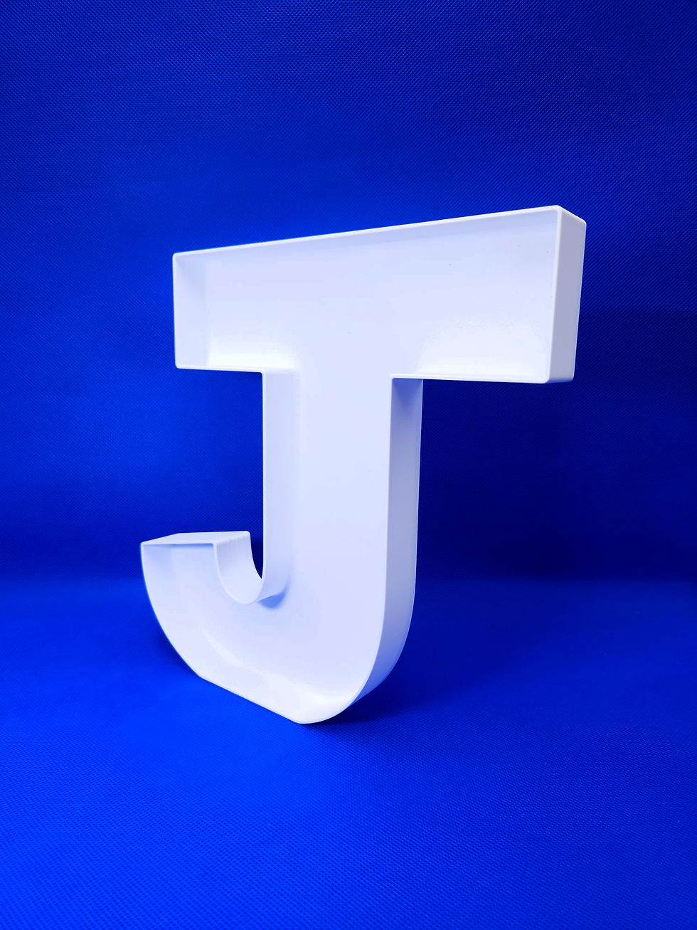 Thumbnail: 3D printed fillable letter J