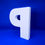 Thumbnail: 3D printed fillable letter P