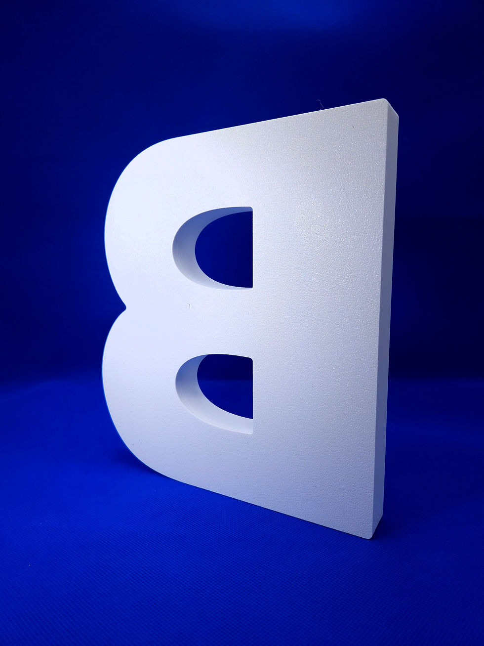 Thumbnail: 3D printed fillable letter B