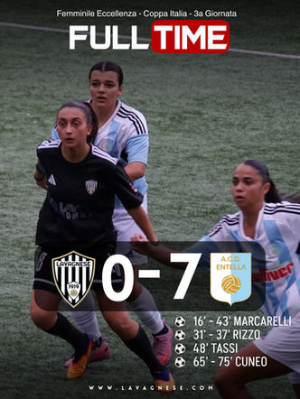 FEMMINILE | L’ENTELLA NON FA SCONTI, MA LA LAVAGNESE HA MOTIVI PER GUARDARE AVANTI