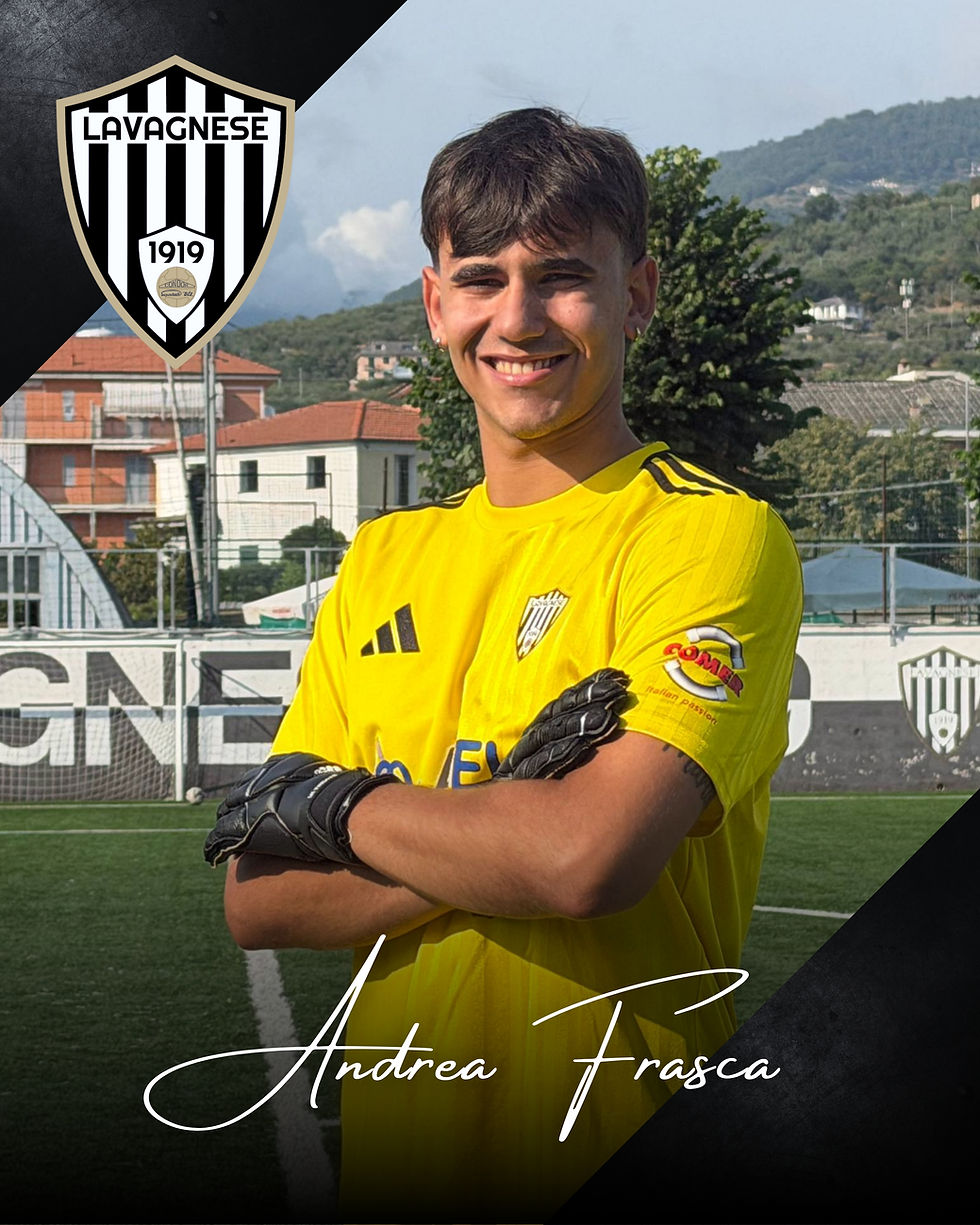 Andrea Frasca è un nuovo portiere della USD Lavagnese 1919