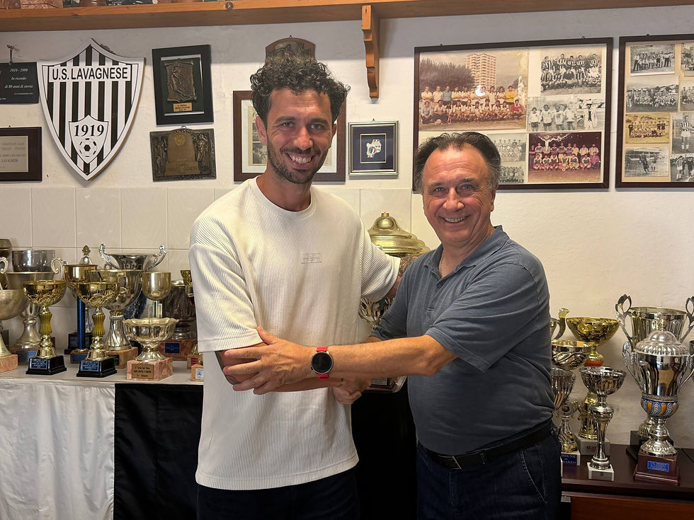 Luca Simeoni con il Team Manager Massimo Ferrarotti