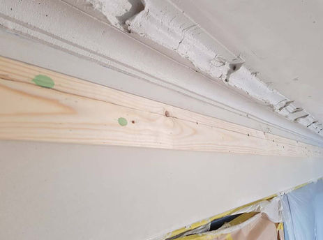 Getrokken kooflijst in de maak