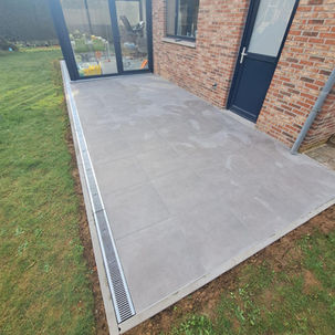 Zorgvuldig afgewerkt terras