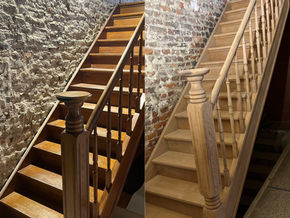 Gefrax trap voor en na 2