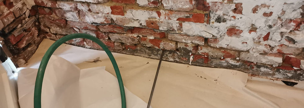 Vochtvrije muren injecteren
