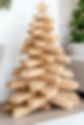 De Droomhut - Kerstboom hout