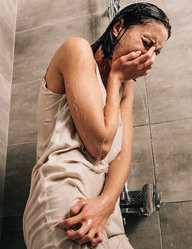 eczema painful shower