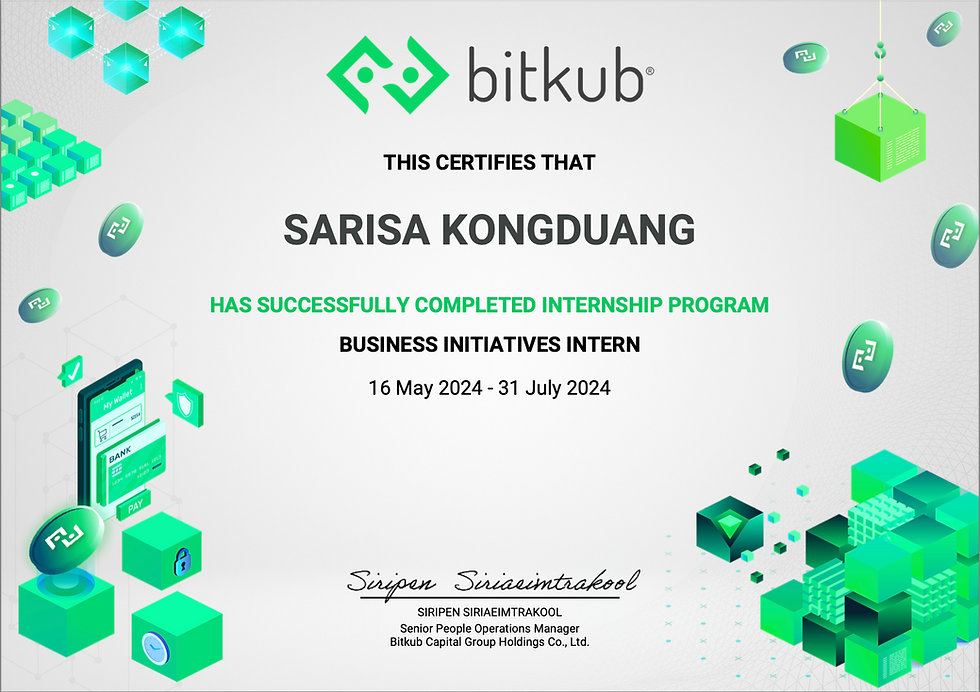 Bitkub-Business Initiatives Internship Certificate