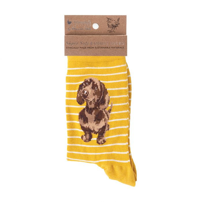 Wrendale 'Little One' Dachshund Bamboo Socks