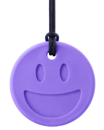 Thumbnail: ARK Smiley Face Chewmoji Necklace