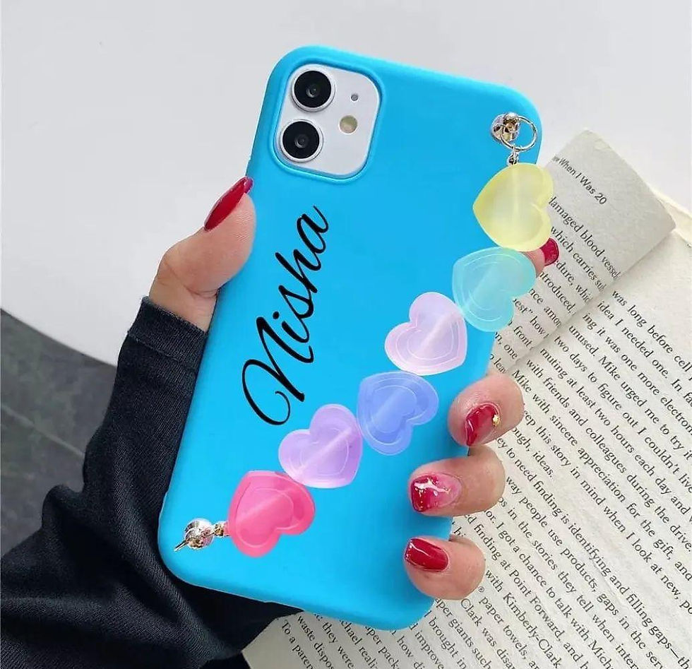 Thumbnail: Soft Case + Velvet Heart Chain