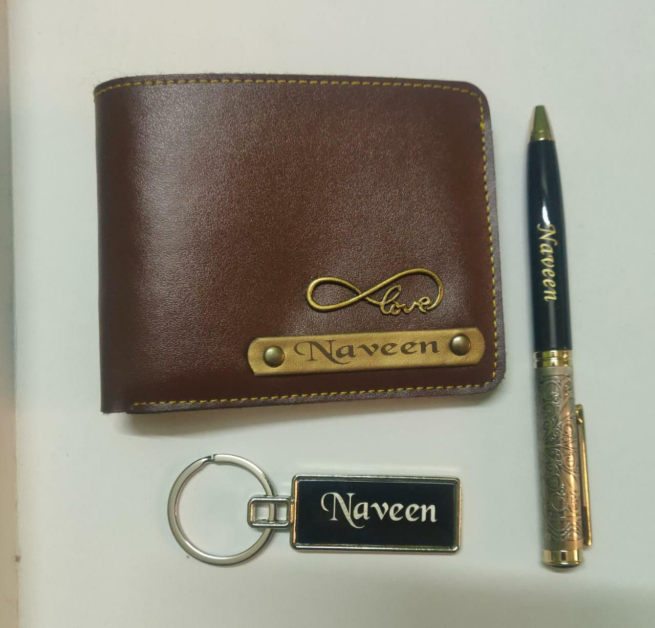Combo Of 3 ;Pen , Keychain And Wallet