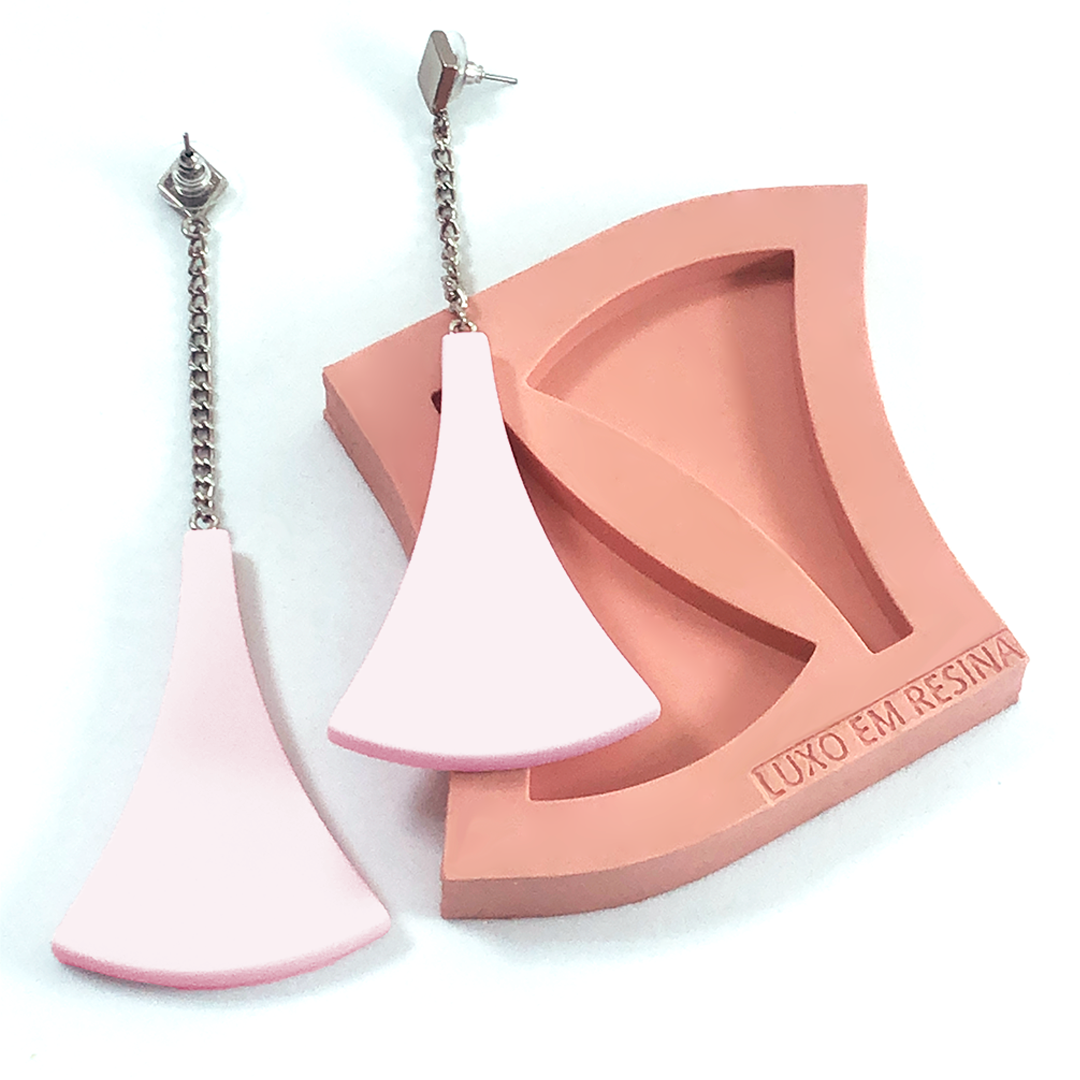 Molde - Brinco Coleção LEQUE