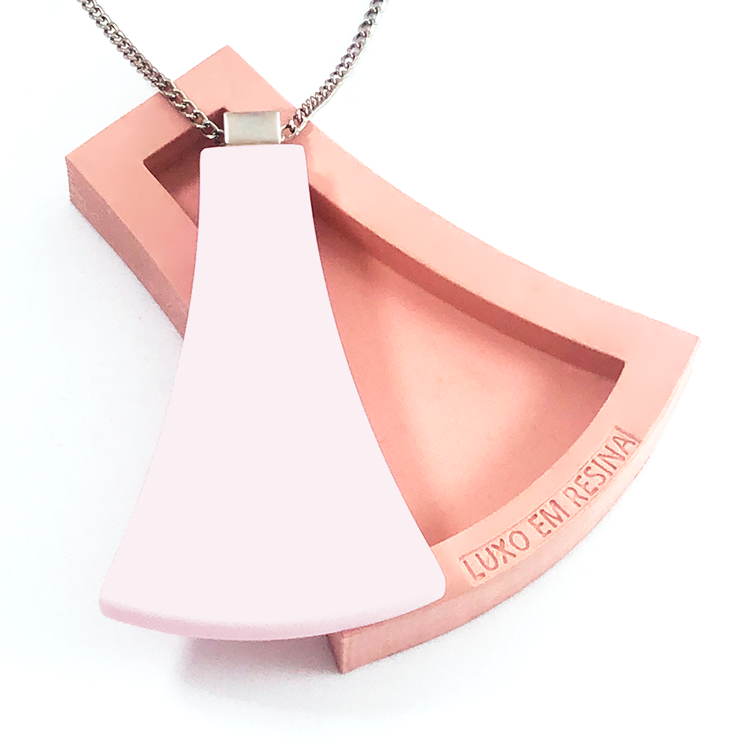 Molde - Colar Coleção LEQUE