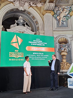 Sabrina Pollon Premiazione 3° classificato PEF - AIF