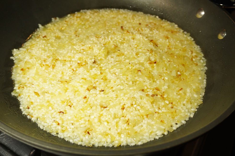 白ワインをお米に吸わせてます