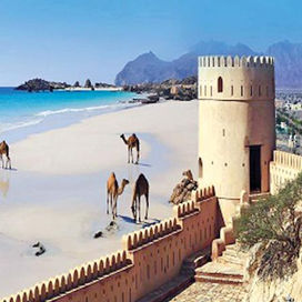 In Oman with Baker - January, 1999