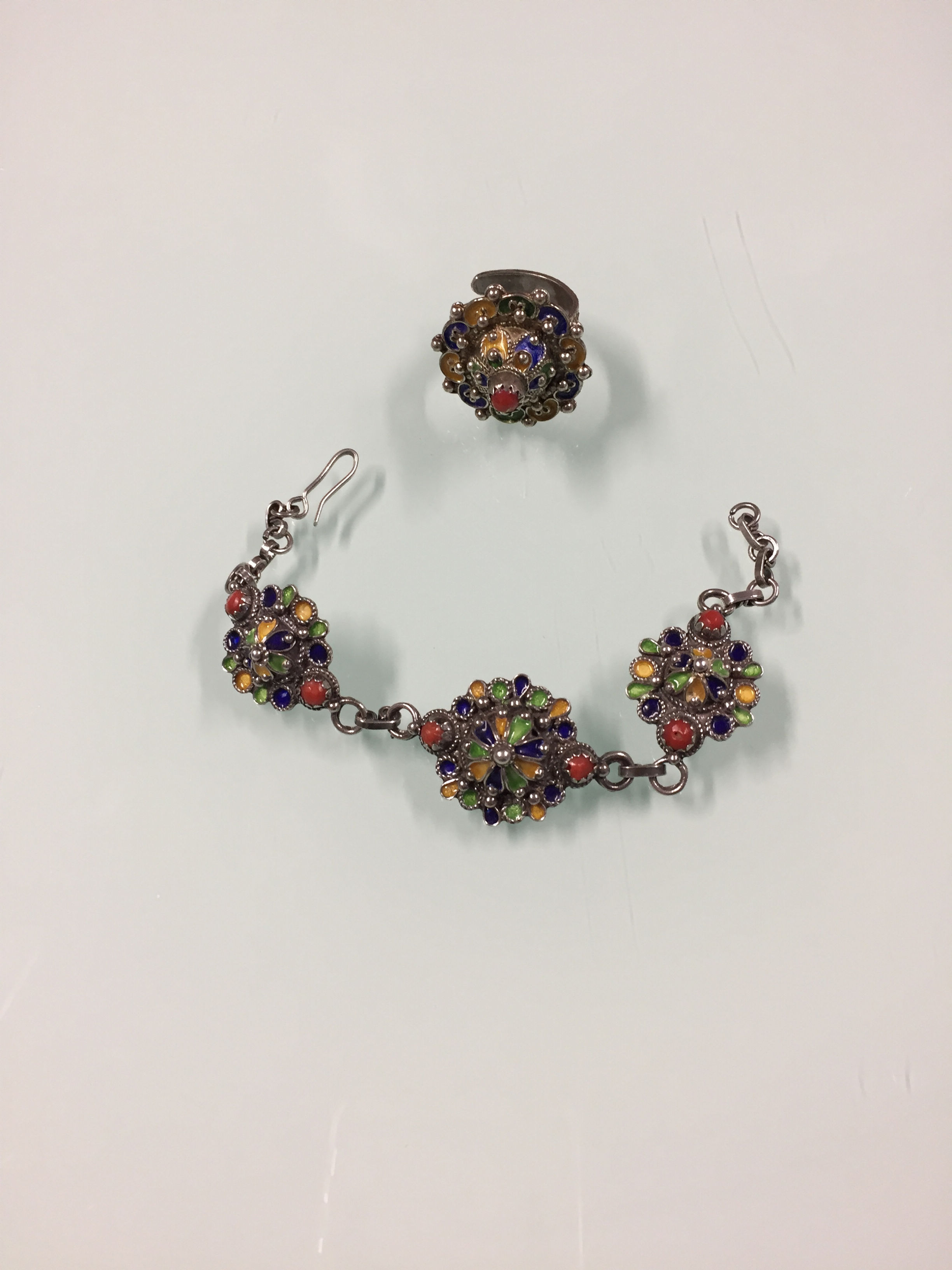 Parure berbère bracelet | bague (ref PAR102)