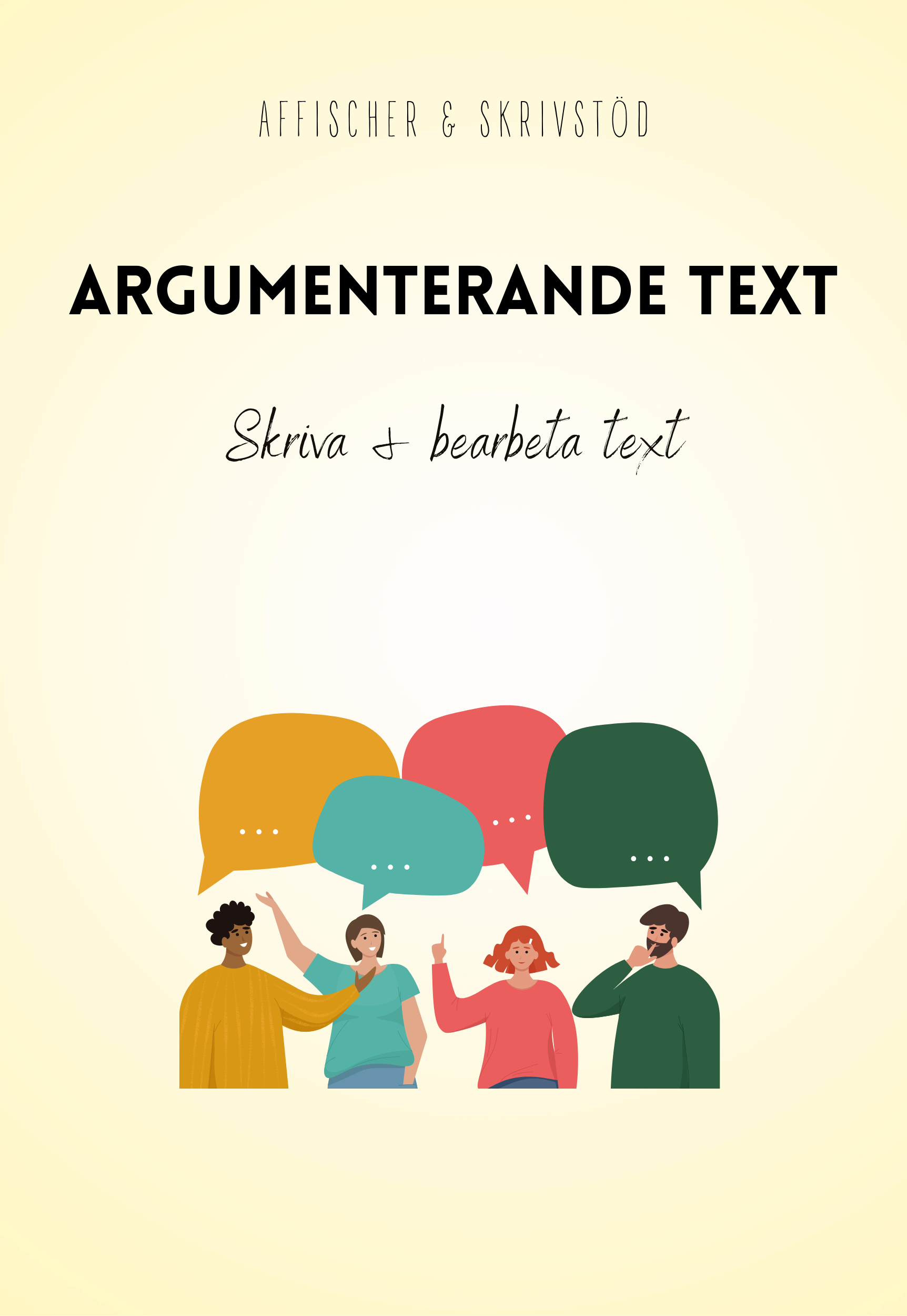 Skriva argumenterande text
