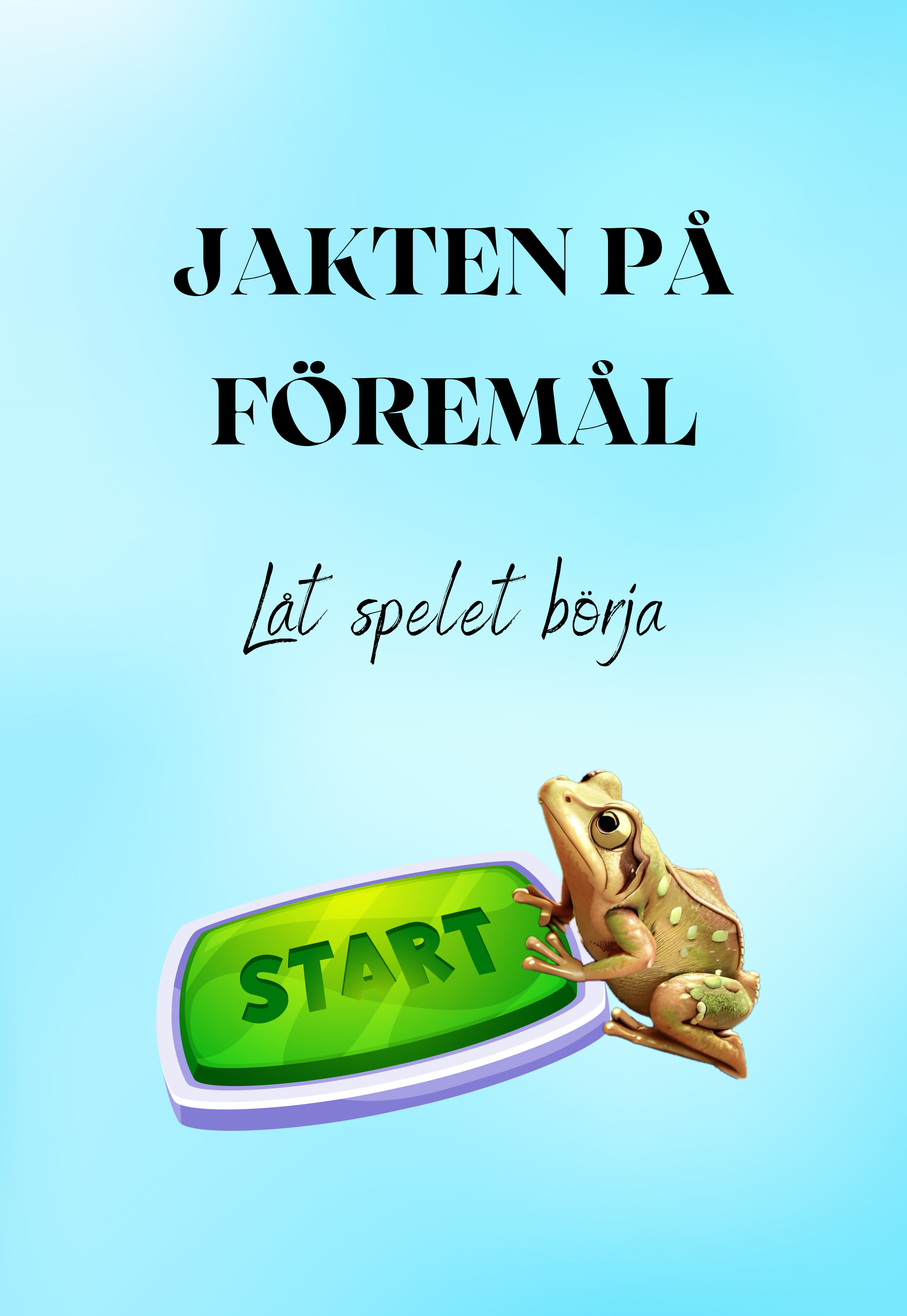 Jakten på föremål