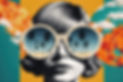 Sunglasses Fun Pic - Art piece showing Art Basel Curated Art & Design Experience in Miami