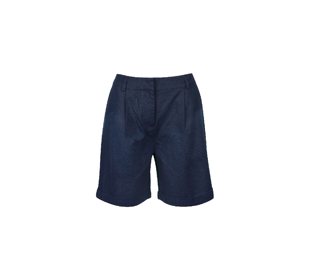 BARBOUR LADIES NAVY DARLA SHORTS