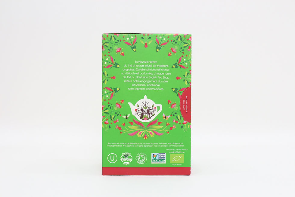 Miniature : Thé Vert Grenade Bio et équitable   -20 sachets- English Tea Shop