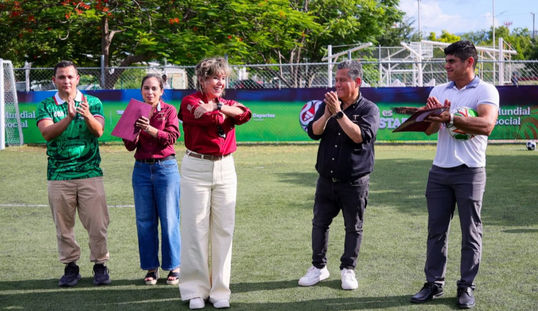 Estrena Ciudad Victoria cancha renovada en el Parque Pajaritos