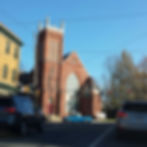 Front of the church.