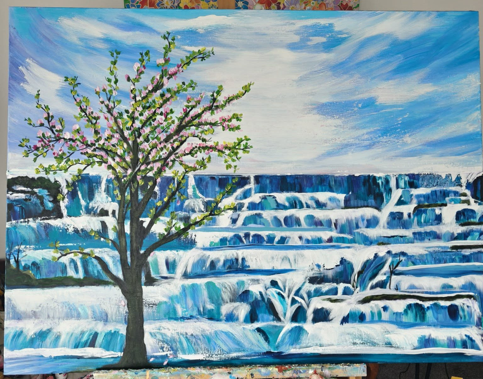 Water stairway to yggdrasil