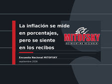 La inflación se mide en porcentajes, pero se siente en los recibos, agosto 2026