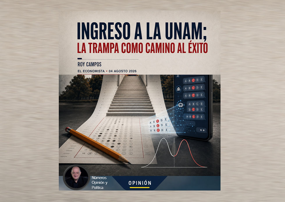 Ingreso a la UNAM; la trampa como camino al éxito