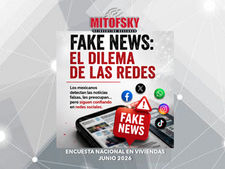 Fake News, el dilema de las redes sociales, encuesta junio 2026