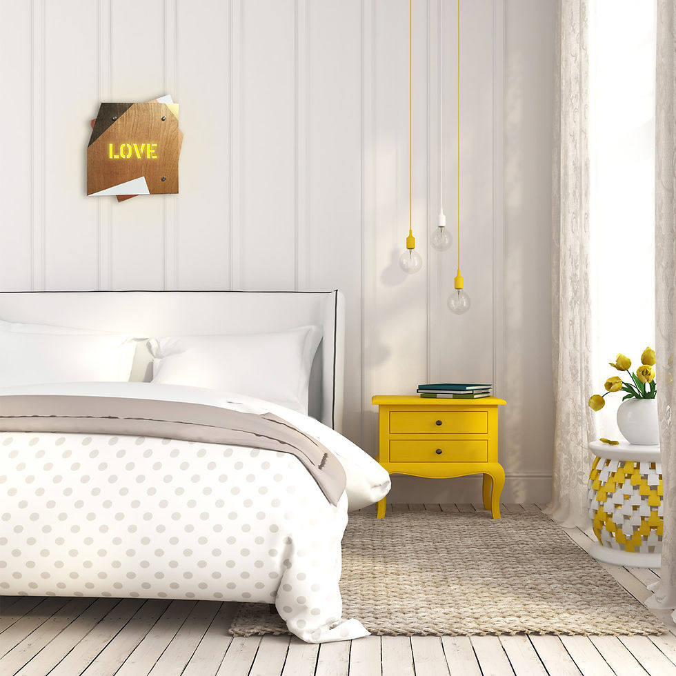 Bedroom decor - Love sign from REBELlamps.com